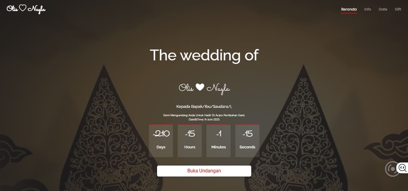 Wedding Website